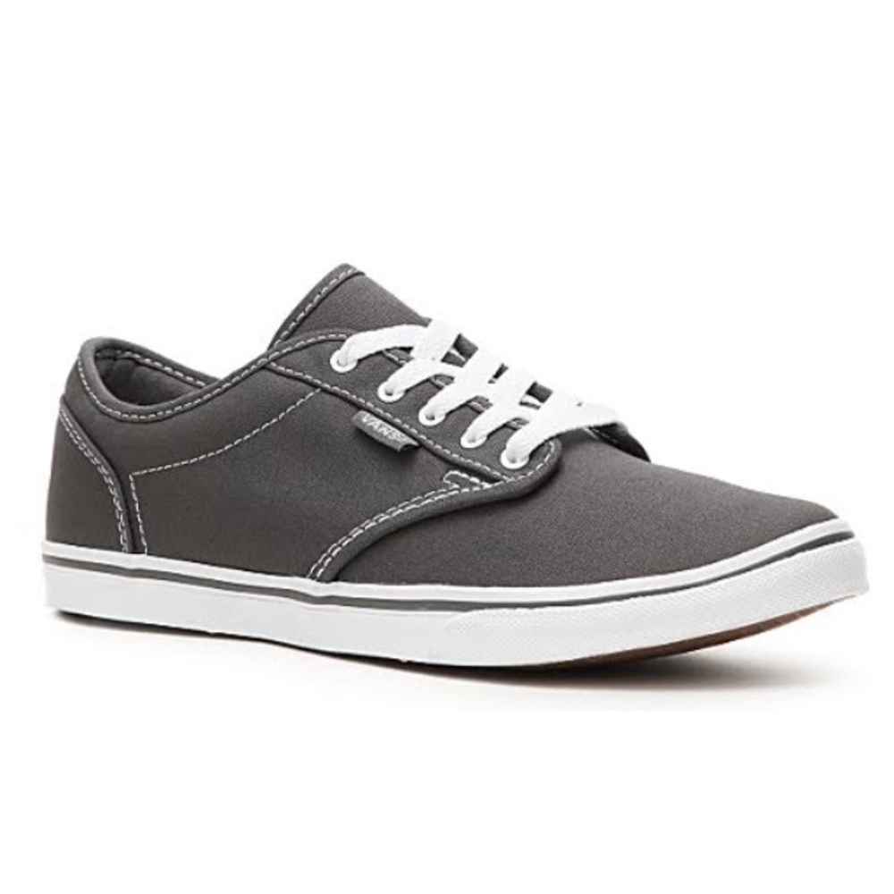 Grey Atwood Low Women’s Vans- Size 6.5